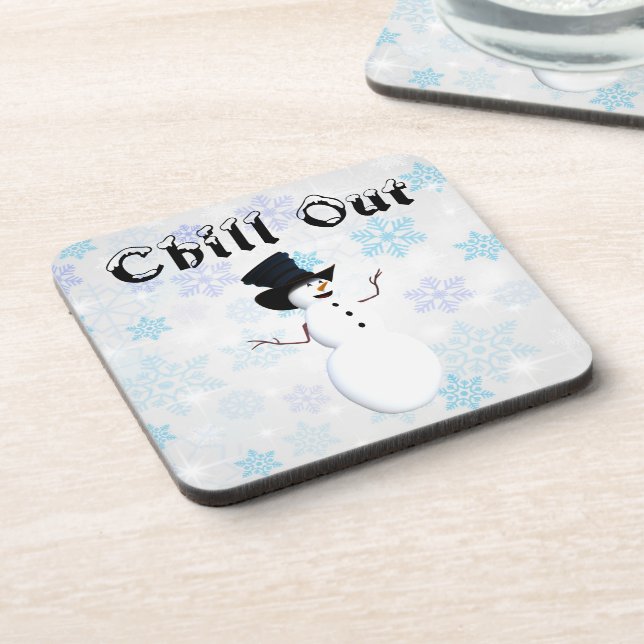 Chill Out Beverage Coaster (Left Side)