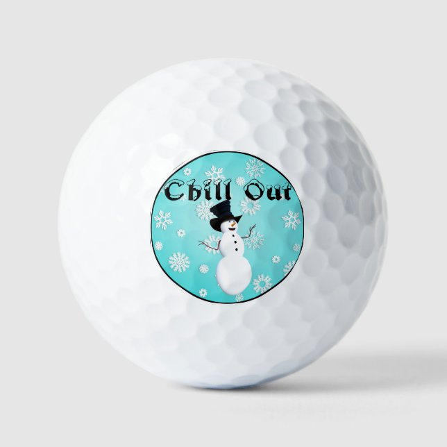 Chill Out Golf Balls (Front)