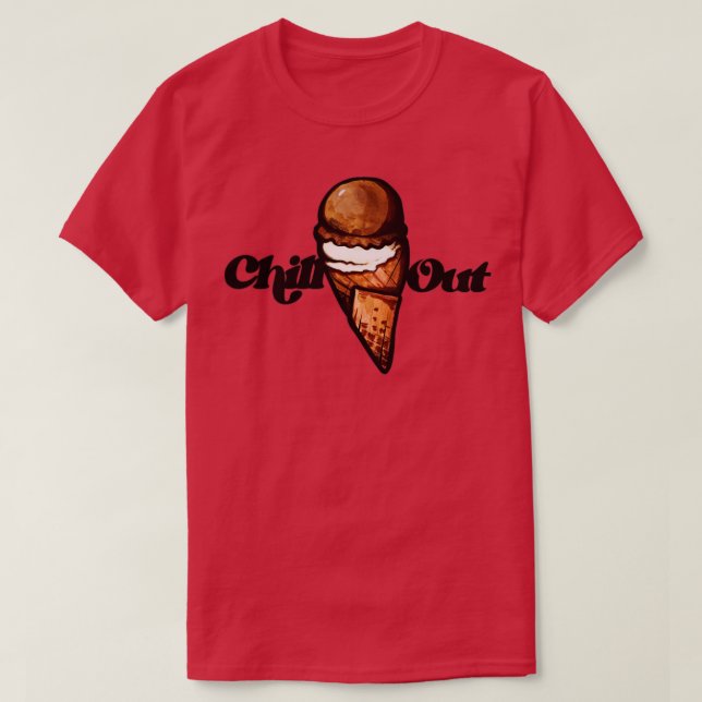Chill out ice cream T-Shirt (Design Front)