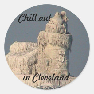 Chill out in Cleveland, Ohio Sticker