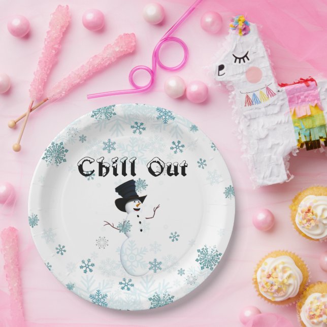 Chill Out Paper Plate (Party)