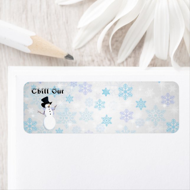 Chill Out Return Address Label (Insitu)