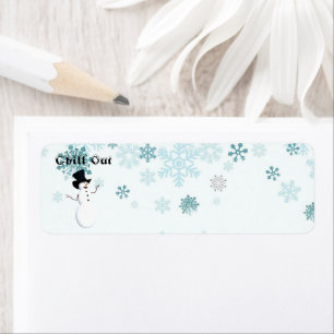 Chill Out Return Address Label