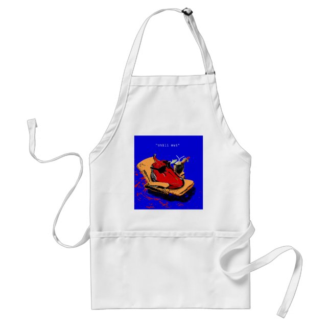 "chill out" standard apron (Front)