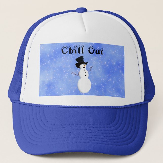 Chill Out Trucker Hat (Front)