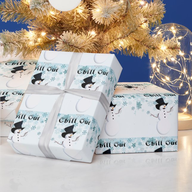 Chill Out Wrapping Paper (Holidays)