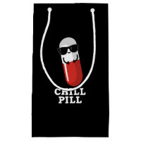 Chill Pill Funny Medicine Pun Dark BG