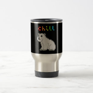 Chill Polar Bear Animal Lover Travel Mug