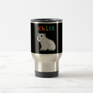 Chill Polar Bear Animal Lover Travel Mug