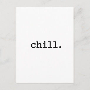 chill. postcard