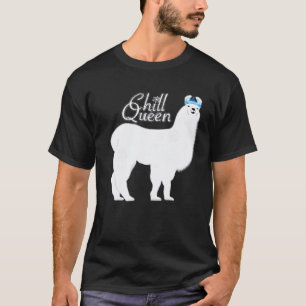 Chill queen llama Premium T-Shirt