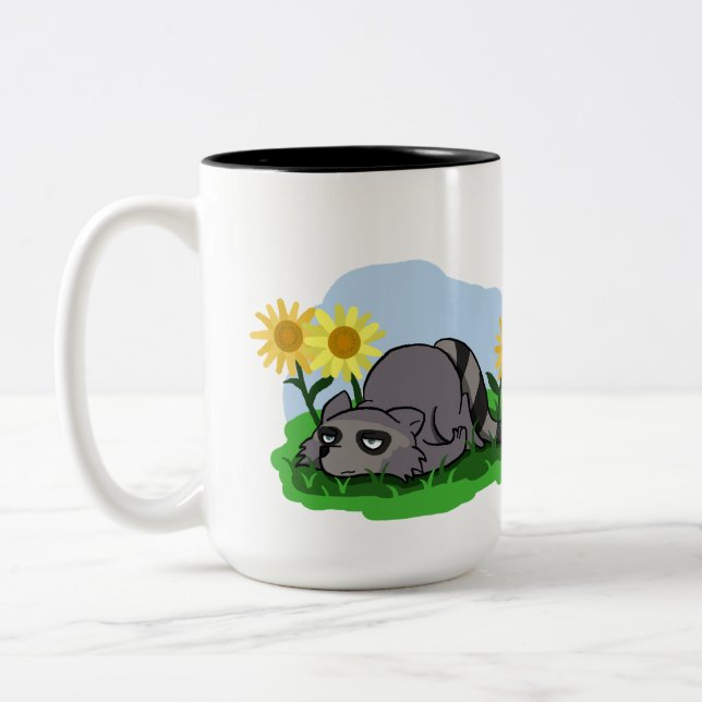 Chill Racoon Mug (Left)
