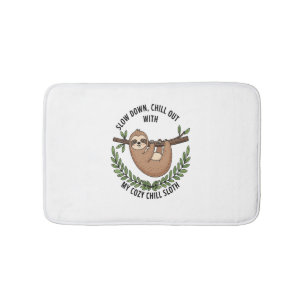 Chill Sloth, USA Animal Bath Mat