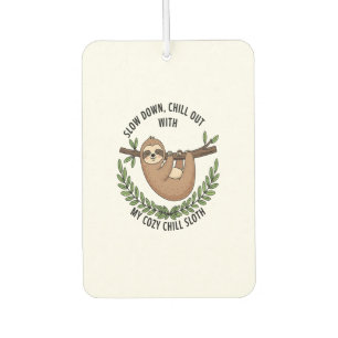 Chill Sloth, USA Animal Car Air Freshener