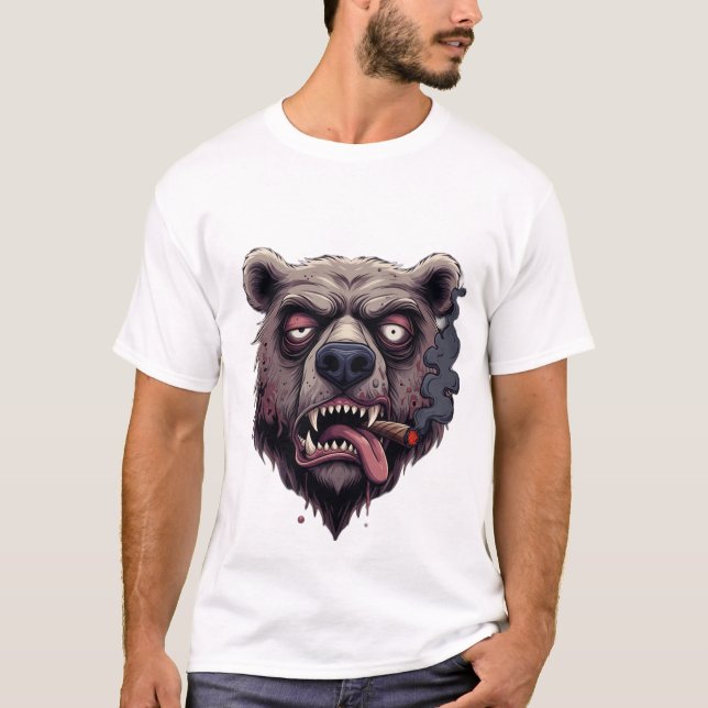 Chill Smokey Bear Vibes T-Shirt (Front)