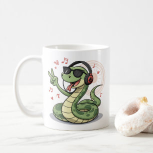 Chill Snake Tunes Funny Mugs & Cups Design