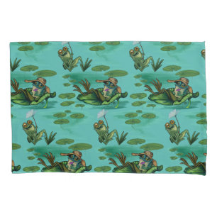 Chill Summer Frogs Pillowcase