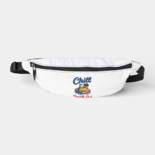 Chill the Fourth Out Patriotic Duck T-Shirt Design Bum Bags