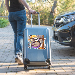 Chill Thrills Halloween Sloth Oversized T-Shirt