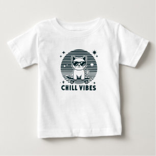 Chill Vibes Baby Cool Graphic Jersey Tee