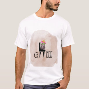 Chill Vibes Monkey   Funny Relaxing Cartoon design T-Shirt