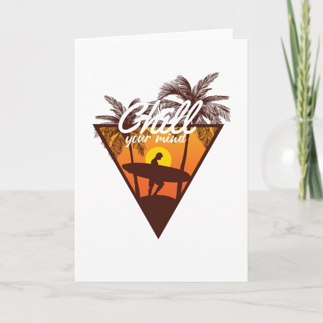 Chill Your Mind Card (Front)