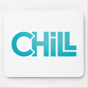 Chill Zen Minimalist Graphic Tee Meditation Yoga Mouse Mat