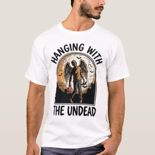 Chill Zombie Shirt Vintage Halloween Graphic_1