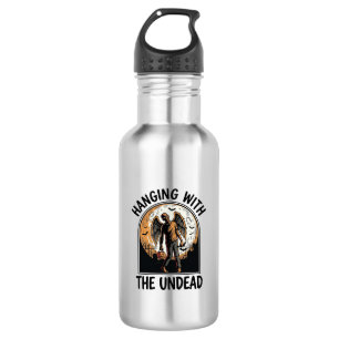 Chill Zombie Shirt Vintage Halloween Graphic_1 532 Ml Water Bottle