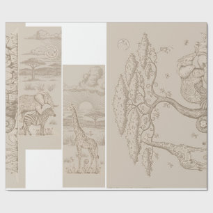 Chillax and Go Outside, Chocolate Lab Fisherman Wr Wrapping Paper