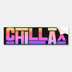Chillax Bumper Sticker