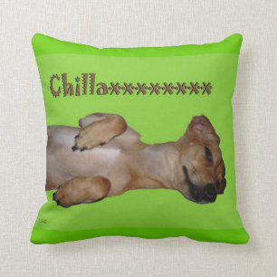 Chillaxin Chiweenie Lumbar Throw Pillow
