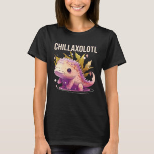 Chillaxolotl Axolotl  Amphibian Mexican Walking Fi T-Shirt