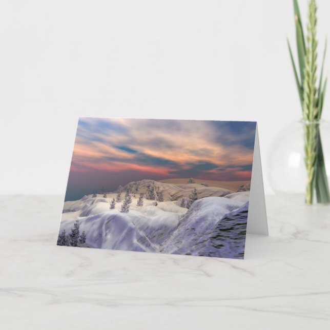 Chilled Christmas Hills Holiday Card (Front)