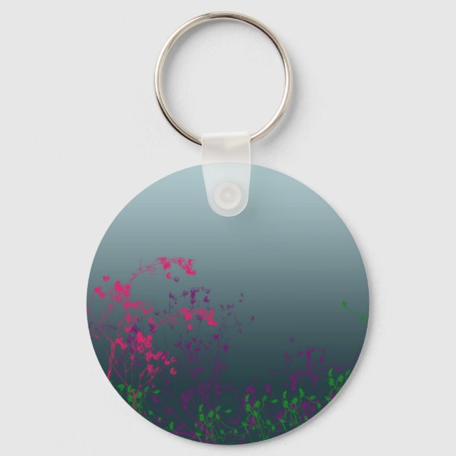 chilled out garden keychain. key ring (Front)