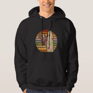Chilled Sloth Bouldering Rock Climbing Adventure Hoodie