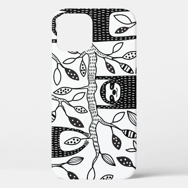 Chilled Sloths: Cute Animal Pattern. Case-Mate iPhone Case (Back)