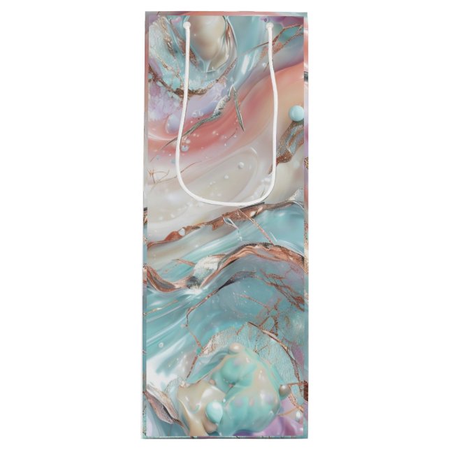 Chilled Swirl Wine Gift Bag (Front)