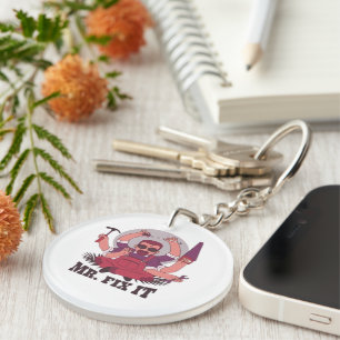 ChilledWorld “Mr. Fix It” Graphic Key Ring