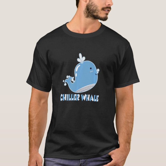 Chiller Whale  Orca Sea Long Sleeve T-Shirt (Front)