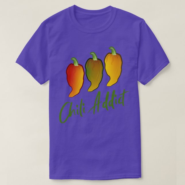 Chilli Addict T-Shirt (Design Front)