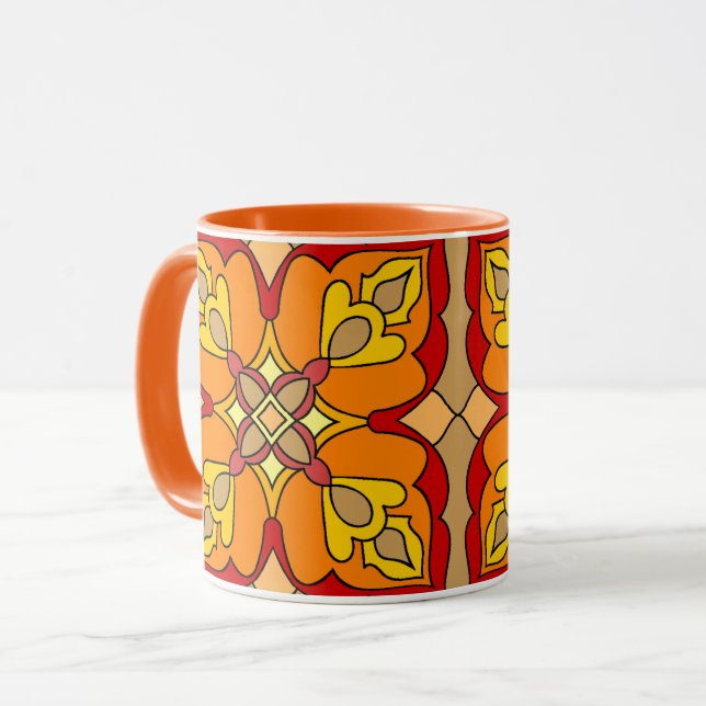Chilli and Orange Mug (Front Left)