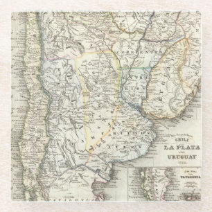 Chilli, Argentina, South America Glass Coaster