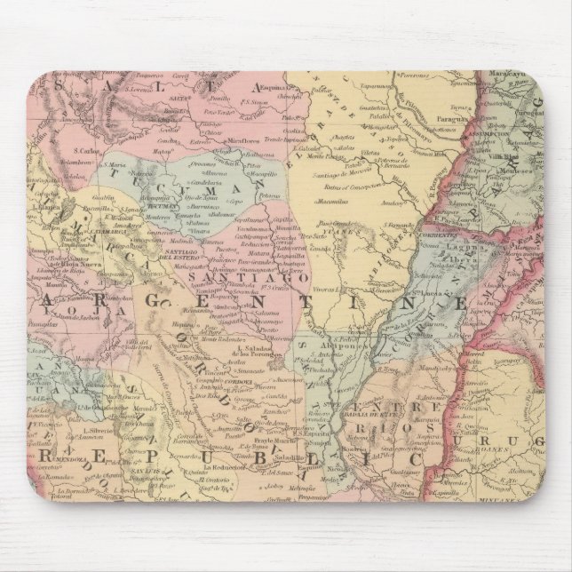 Chilli, Argentine Republic, Paraguay, and Uruguay Mouse Mat (Front)