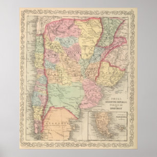Chilli, Argentine Republic, Paraguay, and Uruguay Poster