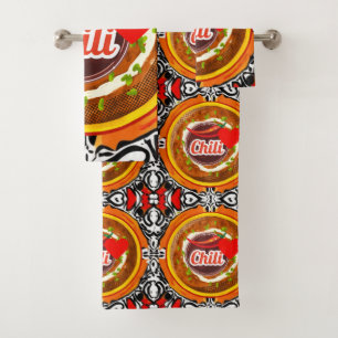 Chilli Bowl Bath Towel Set
