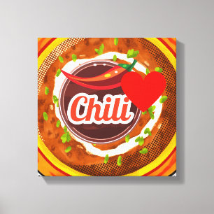 Chilli Bowl Canvas Print