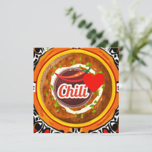 Chilli Bowl Holiday Card