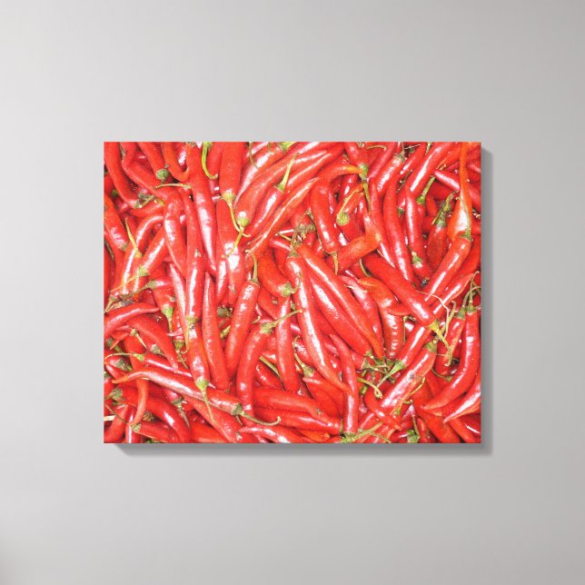 chilli canvas print (Front)