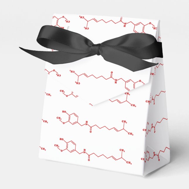 Chilli Capsaicin Molecular Chemical Formula Favour Box (Front Side)